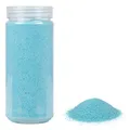 Produktbild: Hochwertiger hellblauer Dekosand ca. 750g Feine Körnung 01-05mm Wiederverschl...