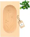 Produktbild: Hofmeister Butterform Blume Ahornholz 14 cm eckig 125 g Butter selber machen