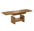 Produktbild: designimpex Couchtisch Design DA-555 Schublade höhenverstellbar ausziehbar 120/200 cm Tisch, Funktionstisch, Wohnzimmertisch, Tisch, Esstisch, Sofatisch, Schublade
