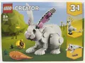 Produktbild: LEGO® Creator 31133 Weißer Hase 3 in 1 Kakadu Robbe | 258 Teile | Ab 8 Jahren