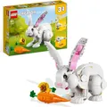 Produktbild: LEGO 31133 Creator 3in1 Weißer Hase Papagei Robbe Tierspielzeug Set Ostern