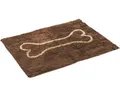 Produktbild: Schmutzmatte Dirty Dog Türmatte Knochen90 x 66 cm braun Mikrofaser, Microfaser