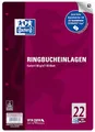 Produktbild: Oxford Ringbucheinlagen A4 kariert, Lineatur 22 ohne Rand, 50 Blatt