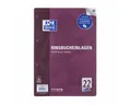 Produktbild: OXFORD Ringbuchmappe Ringbucheinlage LIN22 - A4, kariert, 90g/qm, 4-fach gelocht, 50 Blatt
