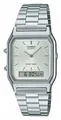 Produktbild: Casio Vintage-Doppelanzeige (30 Mm) Silbernes Zifferblatt / AQ-230A-7AMQYES Uhr