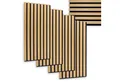 Produktbild: Spetebo Akustikplatte Akustikpaneele in Holzoptik 60 x 30 cm - als Schallabsorber, (Set, 1-St., Stück), Nahtlose Erweiterung