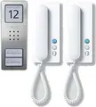 Produktbild: Siedle SET CA 812-2 E/W Türsprechanlage Kabelgebunden Infofeld Silber, Weiß