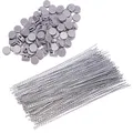 Produktbild: Hmf - 100 Plomben 8 Mm + 100 Plombendrähte 100 Mm