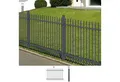 Produktbild: Alberts Metallzaun Chaussee, (Set), Höhe: 100 und 120 cm, Gesamtlänge: 10 m, zum Einbetonieren