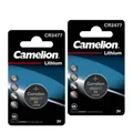 Produktbild: 2 CAMELION CR2477 batteries Lithium 3V Knopfzelle DL2477 ECR2477 1BL Exp 2033