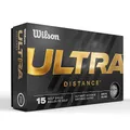 Produktbild: Wilson Staff Golfbälle, Ultra Distance, Zweiteiliger Golfball, 15 Bälle, Weiß