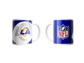 Produktbild: Los Angeles Rams NFL Tasse Becher Kaffeetasse Mug ** Shadow Logo and Shield ** 330 ml