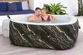 Produktbild: Bestway® LAY-Z-SPA® LED-Whirlpool Hollywood AirJet™ für 6 Personen 180 x 180 x 66 cm, Marmor-Optik (Marquinia)