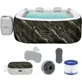 Produktbild: LAY-Z-SPA® LED Whirlpool Hollywood AirJetTM für 6 Personen 180 x 180 x 66 cm, Mar...