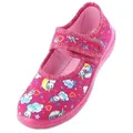 Produktbild: Beck Hausschuh Dream Hausschuh (atmungsaktive Materialien, für Kindergarten, Schule, Zuhause) schmale Passform, robuste Materialien, weiche bequeme Decksohle rosa 25 EU