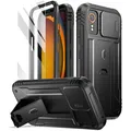 Produktbild: Samsung Galaxy Xcover 7 Hülle Stoßfest  robust mit Stand Schwarz