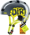 Produktbild: Uvex Kid 3 Kinder BMX Skate Fahrradhelm dirtbike grey-lime 55-58 cm