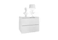 Produktbild: Lookway Nachttisch AURORA II SILVER Hängender Nachttisch mit LED‑Beleuchtung (1x Nachttisch), Breite: 50 cm