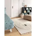 Produktbild: benuta Kinderteppich Momo, rechteckig, Höhe: 11 mm, Kunstfaser, Berber, Ethno-Style, Wohnzimmer weiß 120 cm x 180 cm x 11 mm