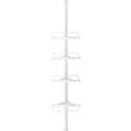 Produktbild: DUSCHREGAL mit 4 Ablagen - H85/305 cm, verstellbar