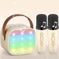 Produktbild: Karaoke Maschine mit 2 Drahtlosen Mikrofonen Tragbares Bluetooth Karaoke Masc...