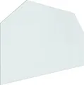 Produktbild: vidaXL Kaminofen Glasplatte Sechseck 100x60 cm