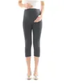 Produktbild: YESET Umstandshose Umstand Hose Capri 3/4 Umstandsleggings Baumwolle Dunkelgrau XXL