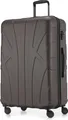 Produktbild: Suitline - Reisekoffer groß erweiterbar, Koffer XL 4 Rollen, Rollkoffer Hartschale, Trolley Hardcase Check-In Gepäck 20-23 kg, Gurtmaß 158 cm, TSA,Titan