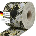 Produktbild: Zaundruck Sichtschutzstreifen Polyester - nachhaltiger Sichtschutz für Doppelstabmattenzaun - Motiv Windschutz 26 m x 19 cm - Sichtschutz-Rolle - Stechpalme bunt
