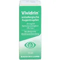 Produktbild: VIVIDRIN antiallergische Augentropfen 10 ml PZN03561555