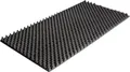 Produktbild: Noppenschaum anthrazit Akustikschaum Dämmung Schaumstoff Schallschutz (200 x 100 x 5 cm RG 40 Kg/m³, anthrazit)