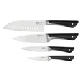 Produktbild: Jamie Oliver 4teiliges Messerset, Kochmesser, Santokumesser, Universalmesser,...