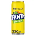 Produktbild: Fanta - Erfrischungsgetränk Zitrone Null Dose 330ml | 24 Stück