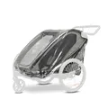 Produktbild: Hauck Regenschutz für Bike N Walk Duo Fahrradanhänger 67 x 64 x 100 cm - mit Belüftungslöcher, Reflektierende Umrandung - Schnelle & Einfache Befestigung am Kinderanhänger - Faltbar - Transparent