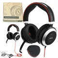 Produktbild: Kabelgebundene On-Ear-Kopfhörer mit Mikrofon Jabra Evolve 80 MS
