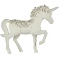 Produktbild: Dekorative Einhorn-figur 9,5 X 31 X 40 Cm Weiß Kunststoff