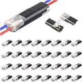 Produktbild: 40 Stück Steckverbinder, 12V Kabelverbinder Wasserdicht, 2 Polig, 2 Pin Stecker