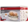 Produktbild: CLATRONIC EK 3497 Eierkocher weiß, 400 W, bis zu 6 Eier, Summer