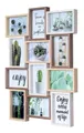 Produktbild: Levandeo® Bilderrahmen Collage, Bilderrahmen Collage BxH 59x45cm 12 Fotos 10x15cm Natur Eiche Holz