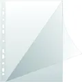 Produktbild: Q-Connect Tipas L A4 Dokumentenhüllen transparent (A4, 100 x) (KF18045)