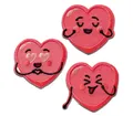 Produktbild: Mono-Quick Aufnäher Bügelbild, Aufbügler, Applikationen, Patches, Flicken, zum aufbügeln, Polyester, Create Herzen - Größe: 4 x 4,4 cm