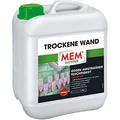 Produktbild: MEM System Trockene Wand Injektionsflüssigkeit, Dauerhafte Horizontalsperre für alle Mauerwerke, Innen und außen anwendbar, Porenverengend und wasserabweisend, 5 l Behälter