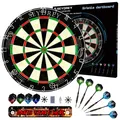 Produktbild: Dartscheibe Kork Dartscheibe mit Pfeilen Offizielles Steeldartscheibe Dartsch...