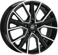 Produktbild: 2DRV WH34 schwarz glänzend lackiert 9x20 ET30 - LK5/112 ML66.6 Alufelge schwarz