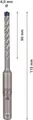 Produktbild: Bosch Accessories EXPERT SDS plus-7X 2608900071 Hammerbohrer 1 Stück 6.00 mm Gesamtlänge 115 mm SDS-Plus 1 St.