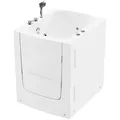 Produktbild: Home Deluxe Seniorenbadewanne, Weiß, Kunststoff, 85x100x95 cm, Badezimmer, Baden & Duschen, Badewannen