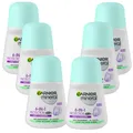Produktbild: 6x 50ml Garnier mineral Protection 6 in 1 Anti Transpirant Deo Roll On