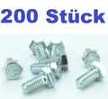 Produktbild: 200x M8 x 16 Sechskantschrauben Maschinenschrauben M8x16 DIN933 Gewindeschrauben
