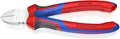 Produktbild: KNIPEX Seitenschneider verchromt mit Comfort-Griffen 180 mm, 70 05 180