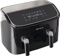 Produktbild: Sommertal Heißluftfritteuse HF DUAL 900 mit Doppelkammer | 9 Liter XXL Airfryer & Dörrgerät | 2850W | Digitales Touch Display